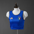 Italy 2026 Women's Crop Tank Top Home Jersey