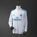 Real Madrid 2017/18 Home Retro Jersey Long Sleeve