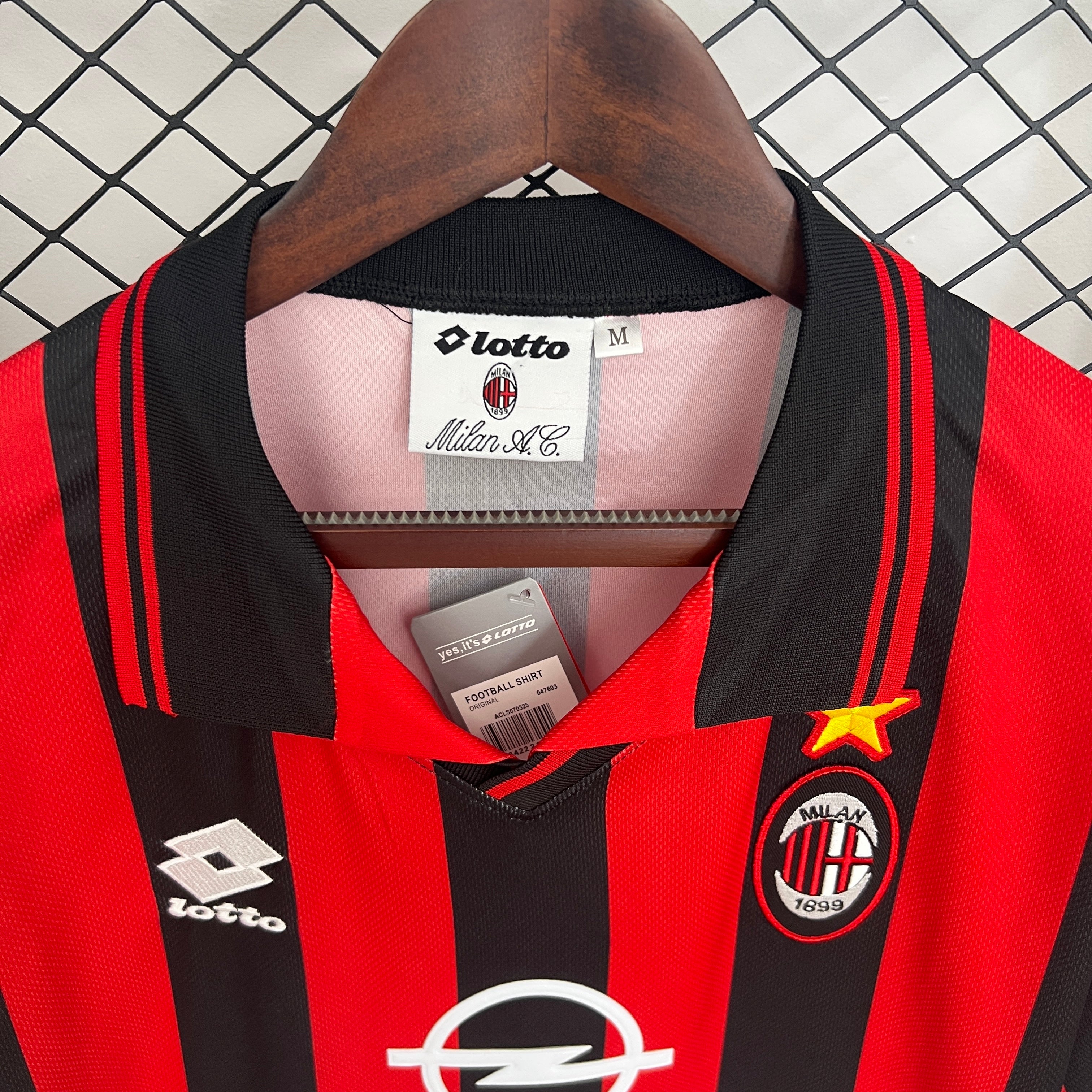 AC Milan 1998/99 Home Retro Jersey