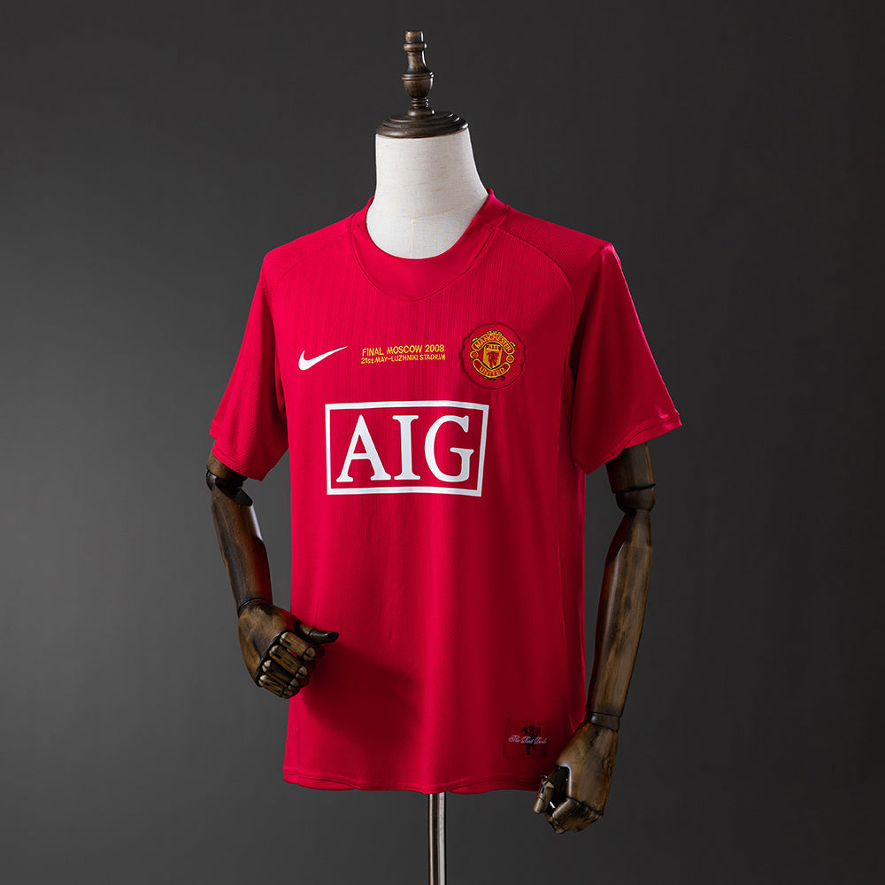 Manchester United 2007/08 Champions League Home Retro Jersey