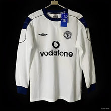 Load image into Gallery viewer, Retro 00/1 Manchester UTD Away White Jersey
