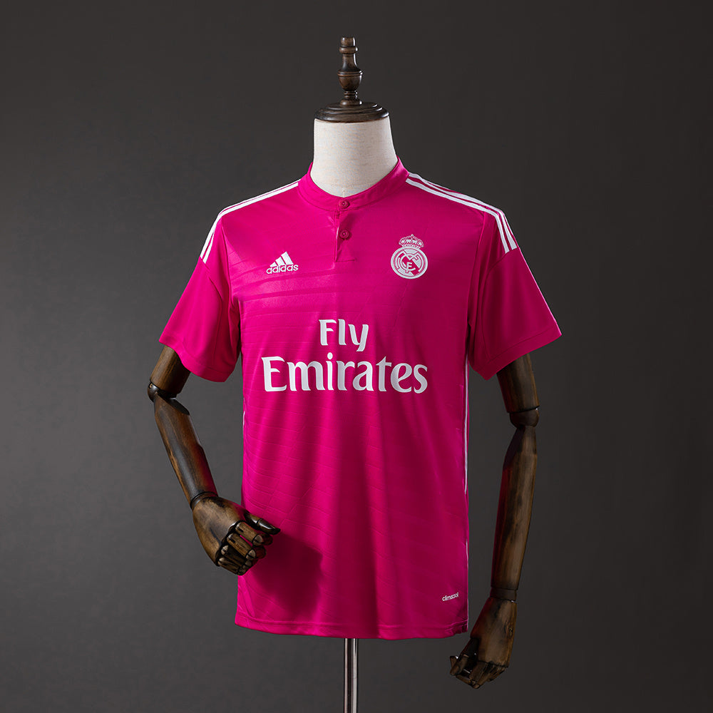 Real Madrid 2014/15 Away Pink Retro Jersey