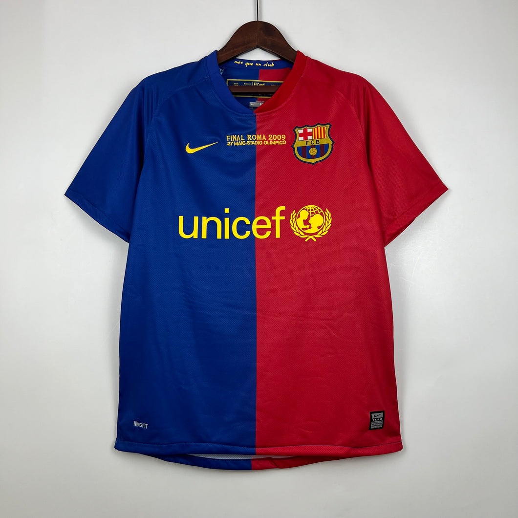 Retro Barcelona 08/09 UEFA Champions League Home  Kit