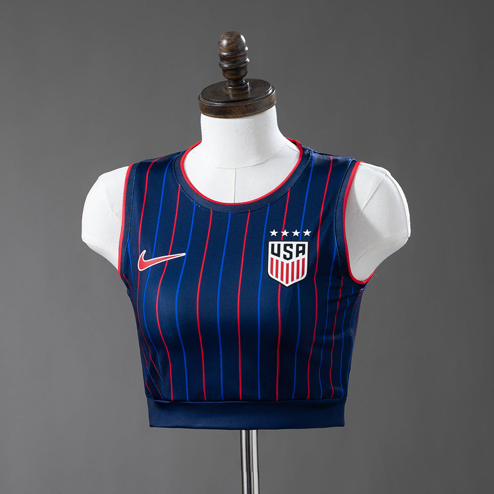 USA 2026 Women's Crop Tank Top Jersey