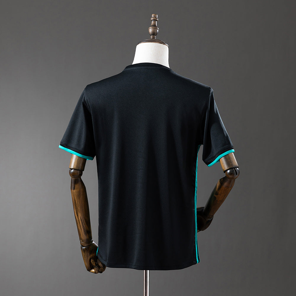 Real Madrid 2017/18 Away Black Retro Jersey