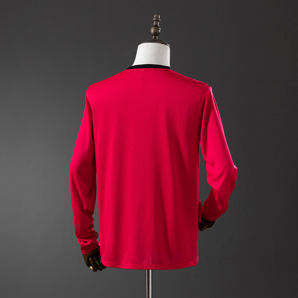 Manchester United 2010/11 Home Long Sleeve Retro Jersey