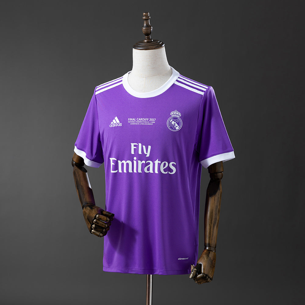 Real Madrid 2017/18 Away Purple Retro Jersey