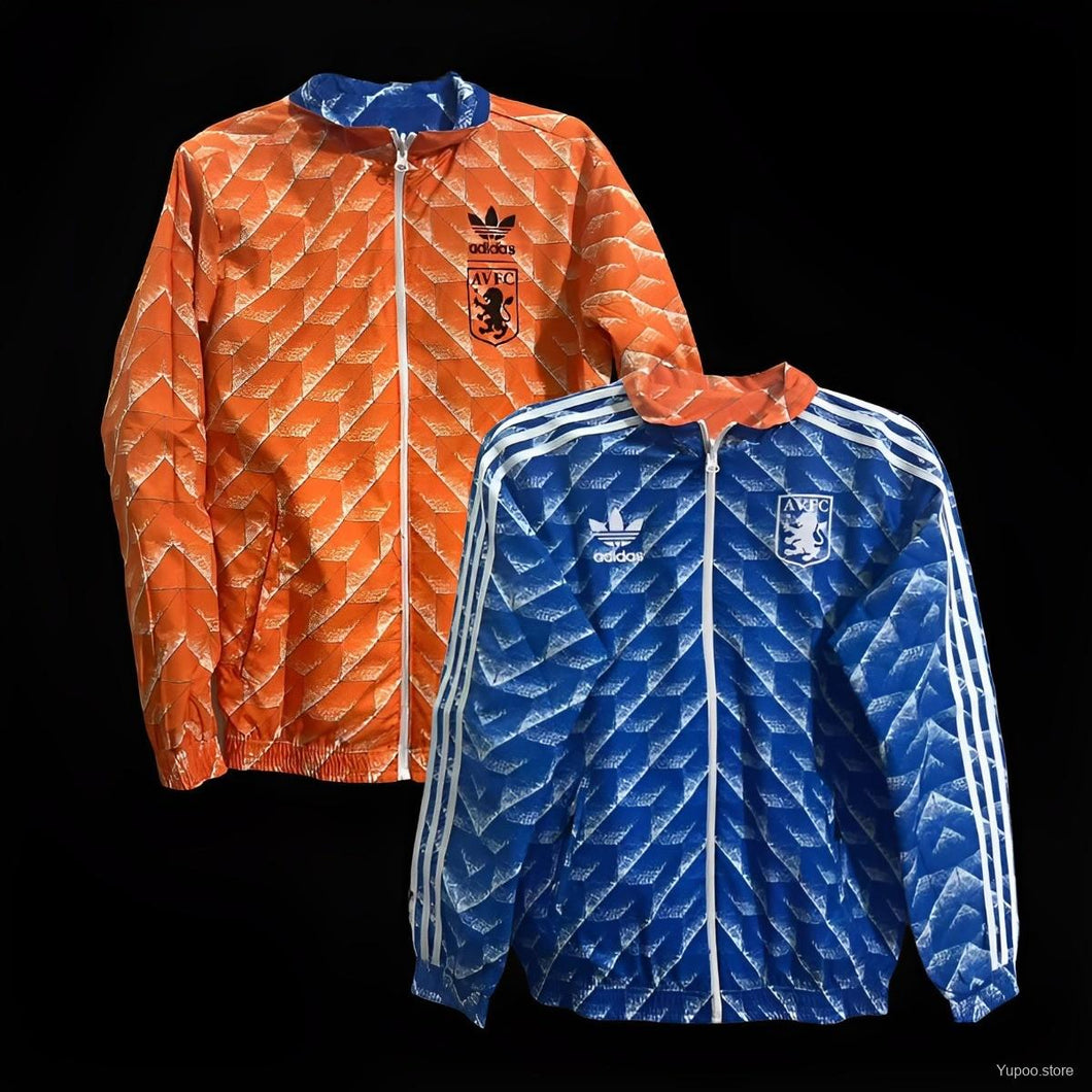 Aston Villa Retro Reversible Blue/Orange Jacket