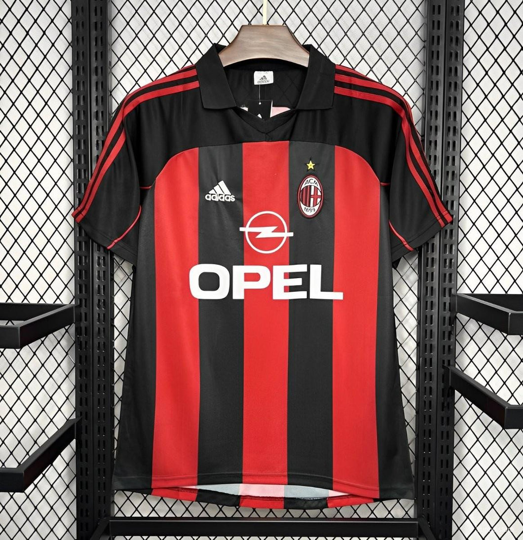 Retro 2000/02 AC Milan Home Jersey