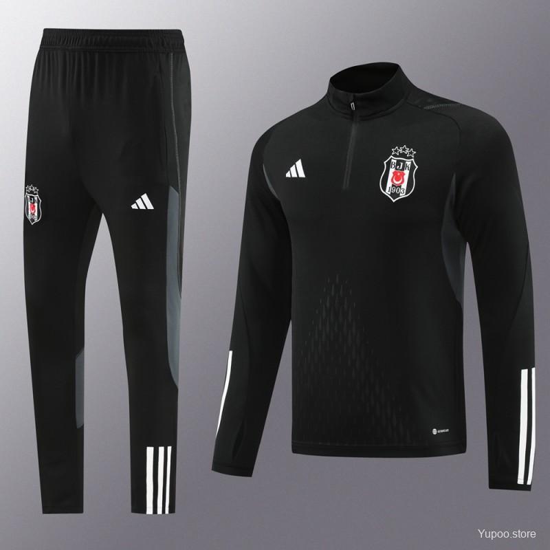 Besiktas Black Half Zipper