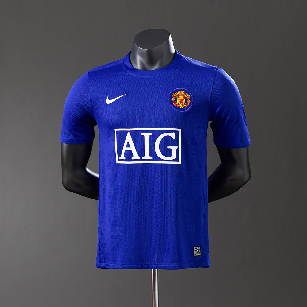 Manchester United 2008/09 Third Blue Retro Jersey