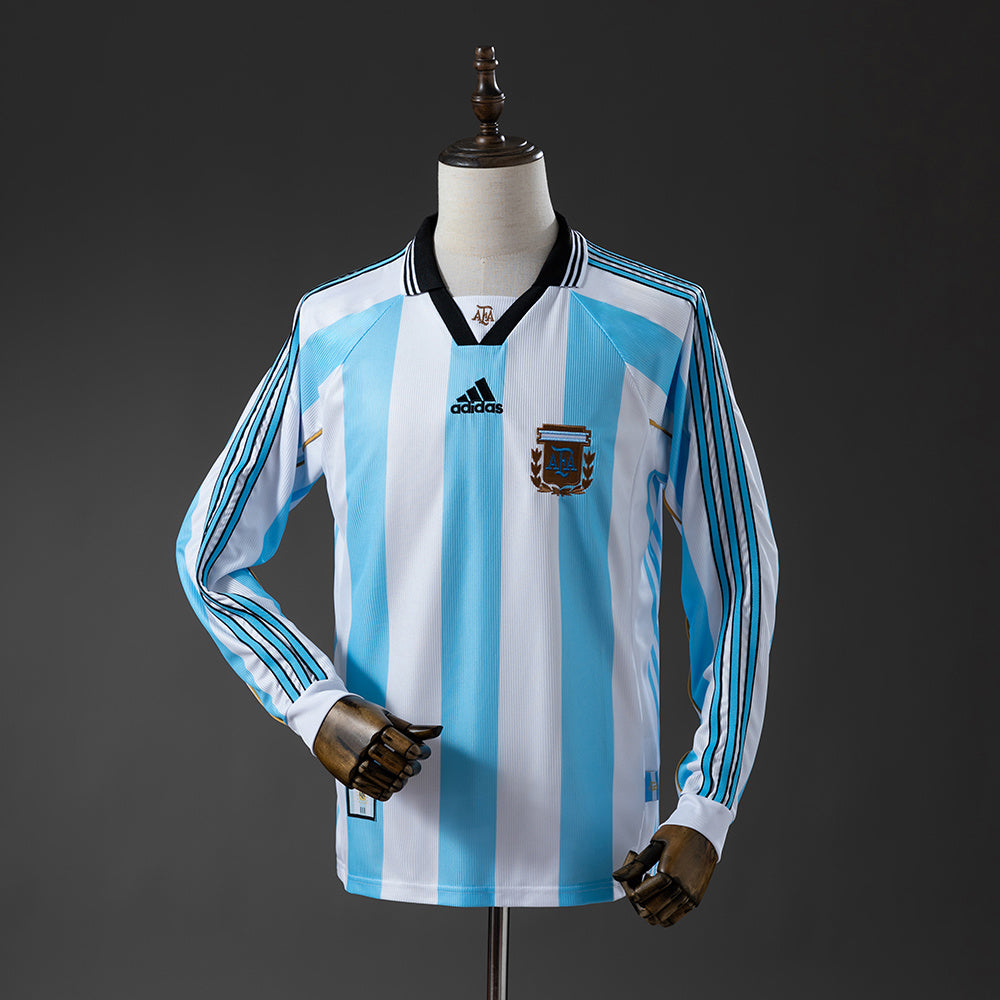 Argentina 1998 Home Retro Jersey