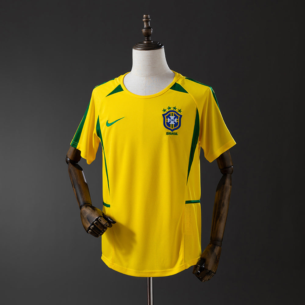 Brazil 2002 Home Retro Jersey