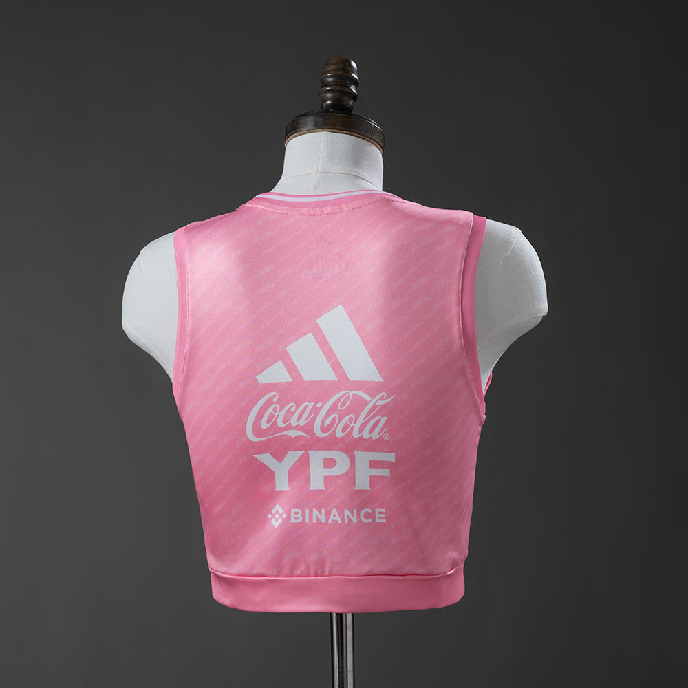 Argentina Pink 2026 Women's Crop Tank Top Training Jersey