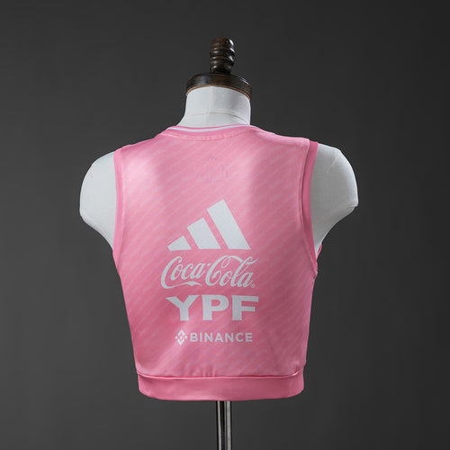 Argentina Pink 2026 Women's Crop Tank Top Training Jersey
