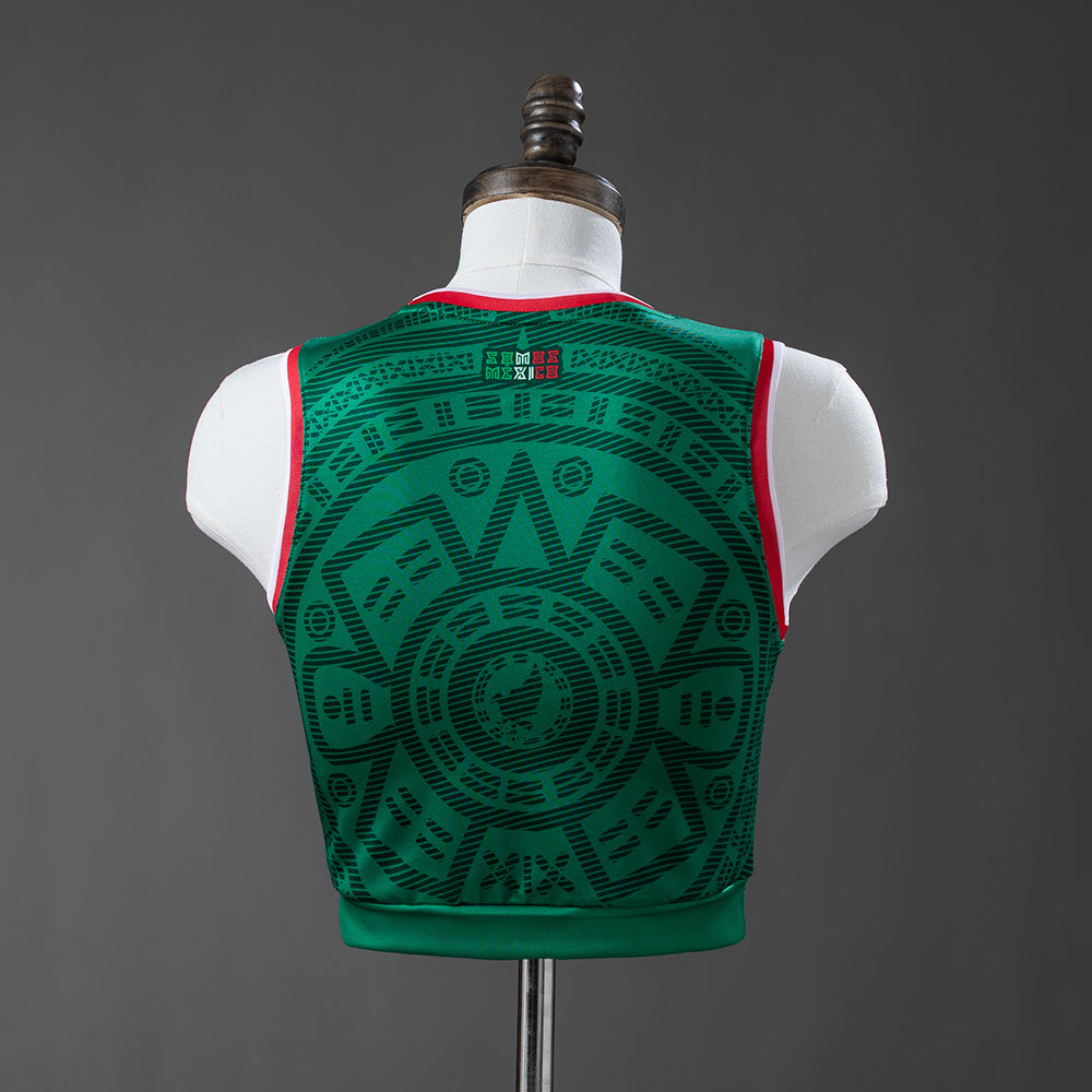 Mexico 2026 Women's Crop Tank Top Home Jersey