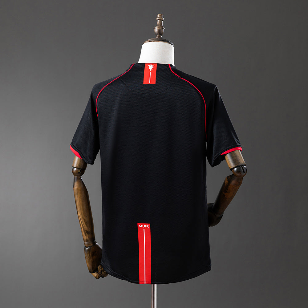 Manchester United 2007/08 Away Black Retro Jersey