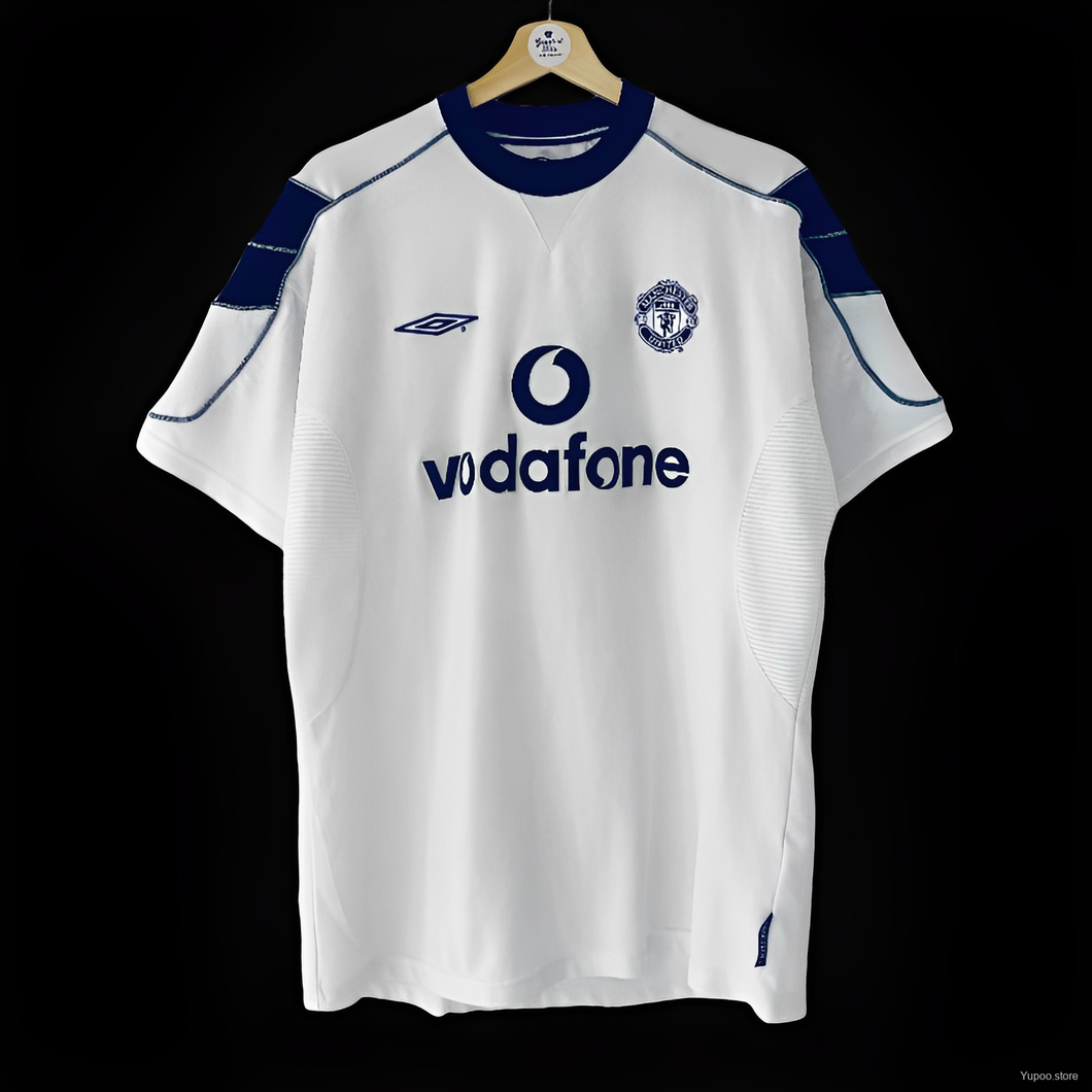 Retro 00/1 Manchester UTD Away White Jersey