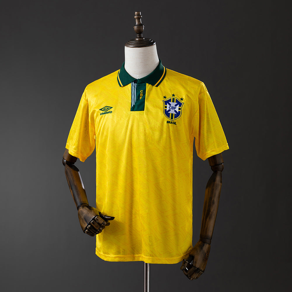 Brazil 1991/93 Home Retro Jersey