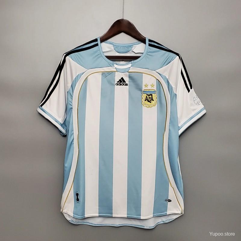 Retro 2006 Argentina Home kit