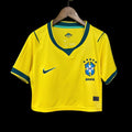 2026 Brazil Home Women Cropped Jersey