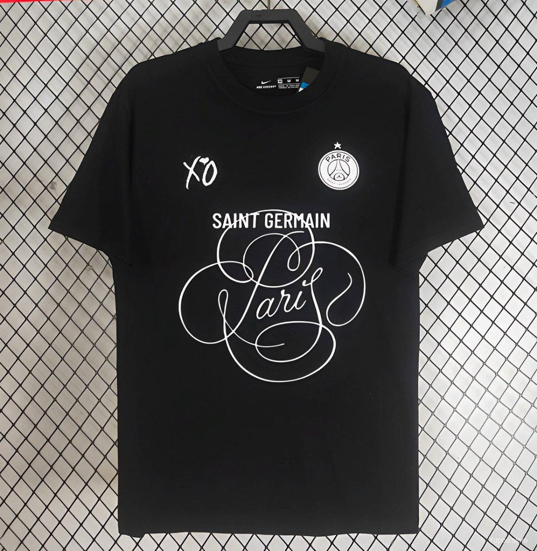 PSG x The Weekend BLACK Champion T-Shirt