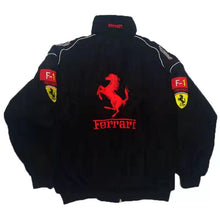 Load image into Gallery viewer, Vintage Ferrari F1 Racing Jacket Black
