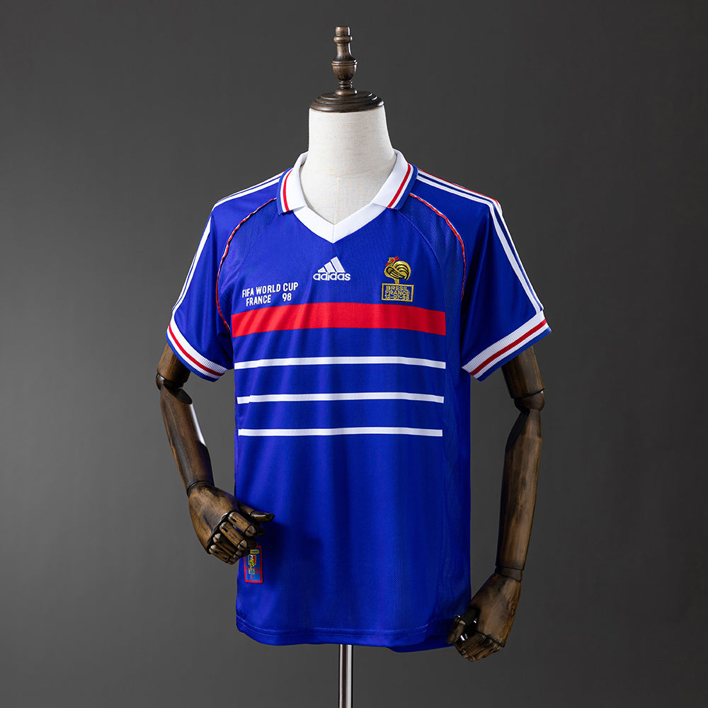 France 1998 Home Retro Jersey