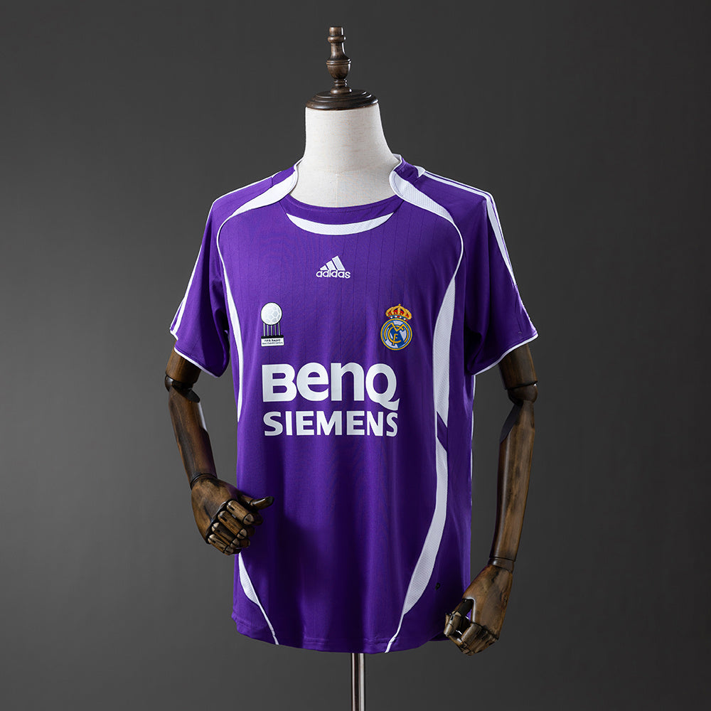 Real Madrid 2006/07 Third Purple Retro Jersey