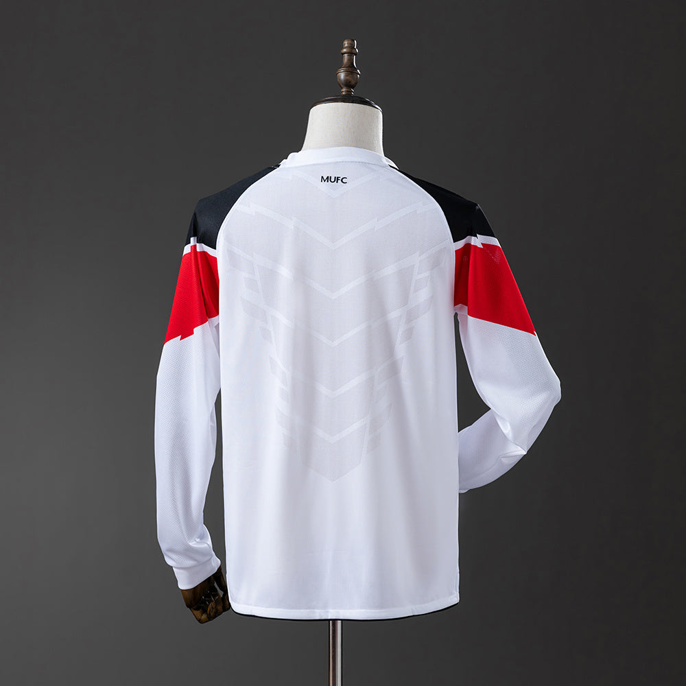 Manchester United 2010/11 Away Long Sleeve Champions League Retro Jersey