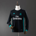 Real Madrid 2017/18 Away Black Retro Jersey Long sleeve