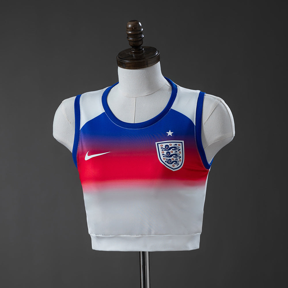 England 2026 Women's Crop Tank Top Home Jersey